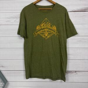 Lucky Brand Men's Short Sleeve Green‎ T-Shirt Sz Medium